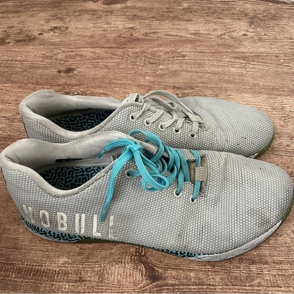 NOBULL Superfabric Light Gray Trainer Sneakers Shoes Men's Size 11.5 - Picture 2 of 8